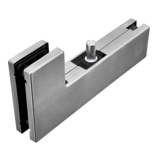 原装皇冠正品无框钢化玻璃门曲夹直角七7字夹上下小门夹玻璃夹子