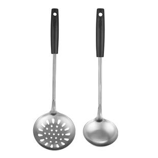 爱仕达304不锈钢锅铲漏勺子汤勺铁铲饭勺炒菜铲子厨房家用全套铲