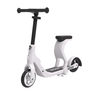 SISVER儿童滑板车宝宝滑行车3-6岁二合一可坐可骑滑溜溜车平衡车