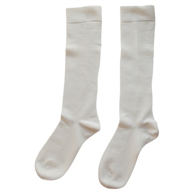 白色jk膝下袜子女压力小腿长筒袜