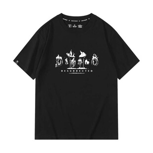 暗黑破坏神2重制版游戏符文之语谜团周边上衣服男女短袖T恤衫学生