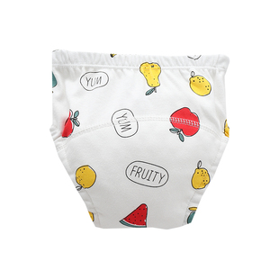 婴儿如厕训练裤纯棉防水可洗戒尿不湿尿布裤兜女宝宝男孩隔尿内裤