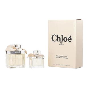 香港直邮Chloe蔻依女士香水套盒经典肉丝带浓香75ml+浓香20ml正品