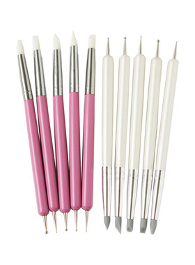 软头硅胶笔双头压痕笔蜜蜡花工具