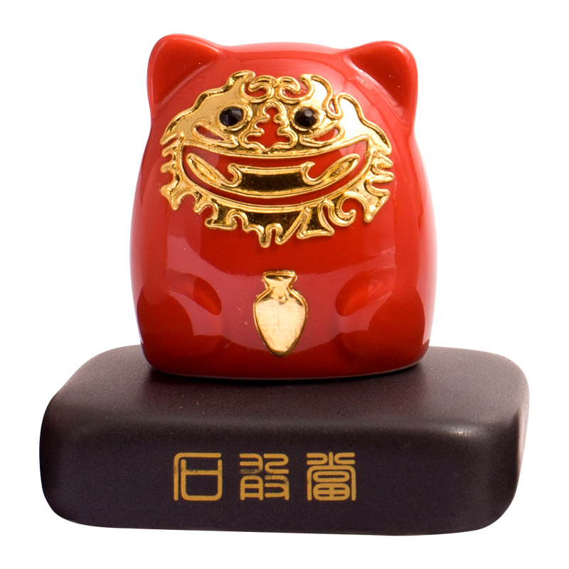 石敢当门口摆件创意可爱泉州狮子