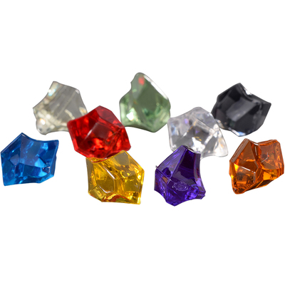 桌游配件标记彩色棋子水晶