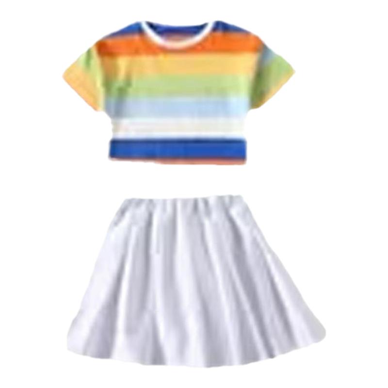 儿童啦啦队演出服幼儿毕业照班服男女童表演小学生运动会啦啦操服