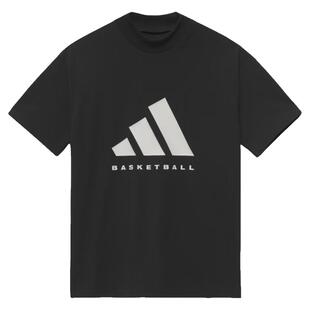 甜瓜体育adidas Chapter 03针织纯色宽松圆领短袖T恤 黑色Ir8492