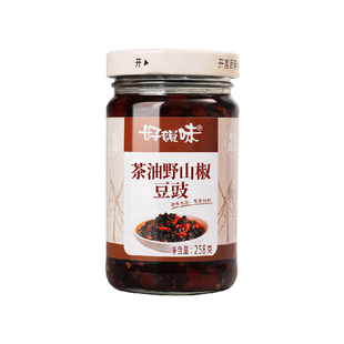 好韵味茶油野山椒豆豉258g辣椒酱湖南特产下饭菜剁辣椒蒸鱼排骨酱