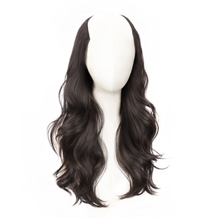 假发片女长卷发一片式假发增发量蓬松隐形无痕大波浪高层次接发片