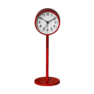 极简闹钟简约北欧风格学生用静音床头钟表创意书桌摆件个性小座钟