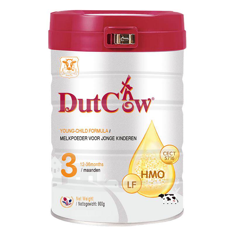 DutchCow荷兰乳牛3段乳铁蛋白奶粉 DHA小红帽hmo婴幼儿奶粉900g