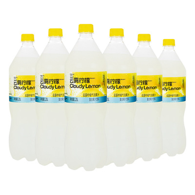 柠檬共和国云雾芭乐/柠檬气泡果汁1.25L*6瓶整箱果味汽水碳酸饮料