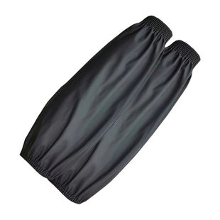 加长皮革袖套防水防油男女防脏套袖成人工作耐磨袖头厨房护袖家用