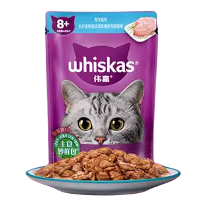 猫粮伟嘉妙鲜包湿粮成猫