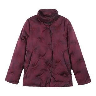 飘朵90白鹅羽绒服女短款2025新款冬季高端小个子妈妈装羽绒服外套