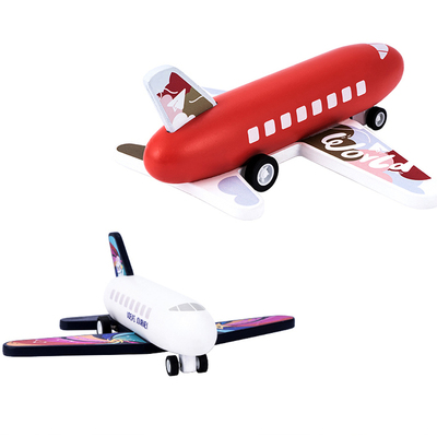 回力小飞机木质udeas玩具模型