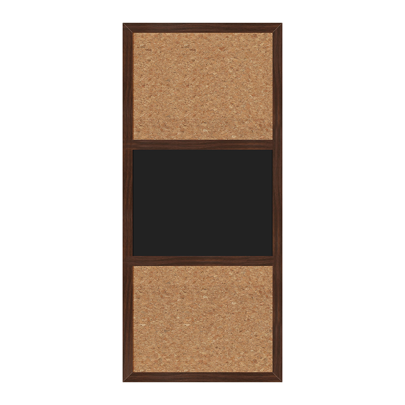 Brandland/贝来云极新升级软木板黑板一体式三拼组合板可磁吸墙面装饰板文创冰箱贴展示板家居创意照片背景墙