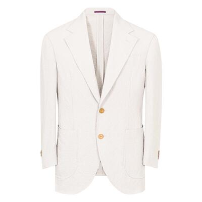 零重感春夏防晒泡泡纱西服套装