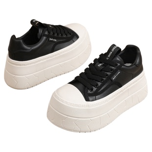 星期六厚底小白鞋女鞋春季新款百搭增高休闲板鞋女士小个子运动鞋