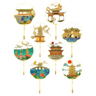北京上海文创纪念品礼盒金属书签武汉旅游高档精致创意古典中国风古风小礼品奖励大学学生定制教师节礼物