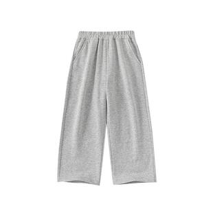 INSbobo童装2026春秋新款儿童裤子男女童休闲裤纯色中大童长裤