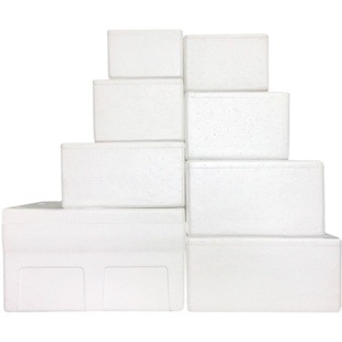 邮政泡沫箱保温箱345678号保鲜快递专用盒水果种植冷藏加大号加厚