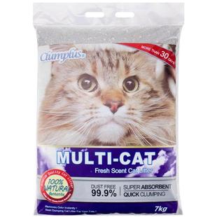 neo天净neo倍凝猫砂破碎矿砂7kg纳基膨润土猫沙除臭低尘结团包邮