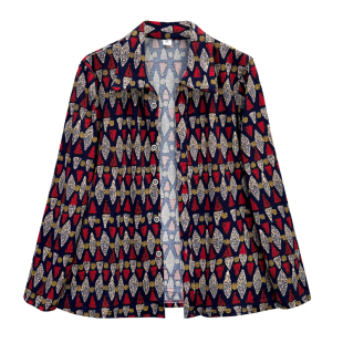 大码开衫胖妈妈装春秋装特大码遮肚对襟开扣衫加肥加大薄外套长袖