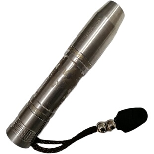 双光源珠宝照玉手电筒黄光穿透力强看原石白光看成品徒步家用手电