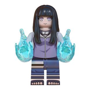 中国积木幻影忍者六道五行风火雷土儿童益智拼插积木人仔玩具