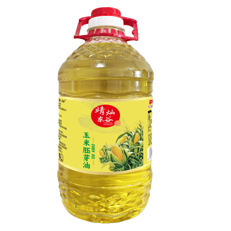 靖灿东谷非转基因玉米胚芽油4L