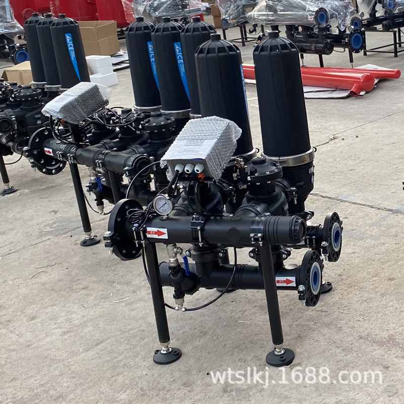 全自动反冲洗叠片式过滤器园林农业灌溉叠高效过滤自动清洗