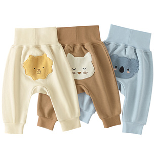 汤尼倍儿婴儿裤子秋冬季加绒大屁屁裤休闲小月龄宝宝高腰护肚长裤