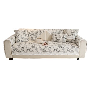 沙发垫法式轻奢雪尼尔防滑坐垫四季通用高级感复古2026新款套罩巾