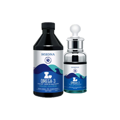 加拿大SeaDNA海豹油宠物犬猫鱼油柔顺毛发保护关节营养