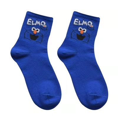 无中筒袜男女棉质卡通短袜可爱