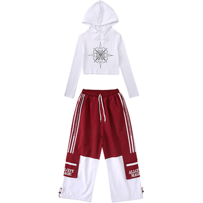 少儿jazz嘻哈女童爵士舞演出服