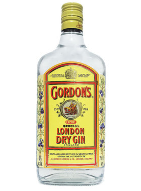 金酒杜松子酒 伦敦干味毡酒琴酒LONDON DRY GIN750ml哥顿12瓶整箱
