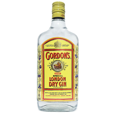 金酒杜松子酒 伦敦干味毡酒琴酒LONDON DRY GIN750ml哥顿12瓶整箱