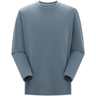 伯希和户外速干T恤男士徒步登山运动长袖上衣吸汗透气健身打底衫