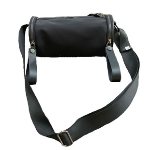 新款牛津布防水个性单肩斜挎包圆桶包圆柱形滚筒包男女街头嘻哈包