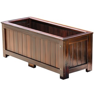 户外花箱防腐木种植箱庭院组合室外花池隔断围栏长方形阳台花坛盆