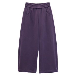 胖mm秋冬休闲舒适卫裤木子理想大码女装松紧腰显瘦休闲裤子200斤