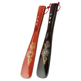 红木日本鞋扒子小鞋拔子实木穿鞋提鞋器鞋耙子家用鞋抽便携式随身