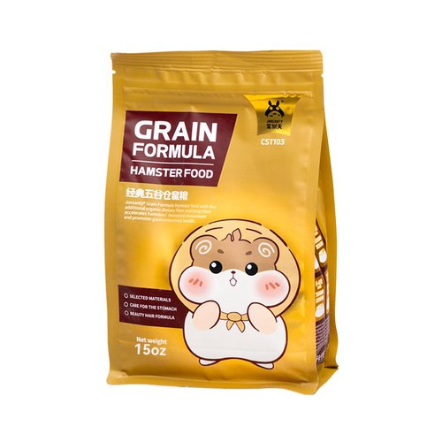 宠尚天仓鼠粮食金丝熊主粮营养专用食物面包虫干专用品大全非饲料