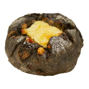 奈时NICEBAKER 黑巧黑加仑火山熔岩球手作全麦乳酪欧包代餐早餐