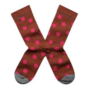 Bonne Maison法国进口设计师ins网红潮牌袜棉情侣彩色波点中筒袜