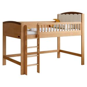 源氏木语实木半高床卧室成人儿童软靠床家用多功能可置物夜光床