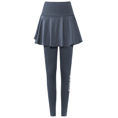 弛臻裤裙高腰运动休闲大码